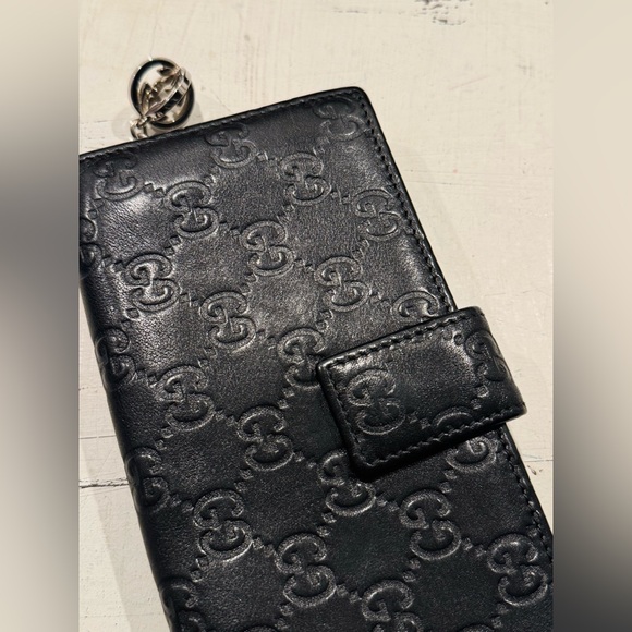 Gucci Black Embossed Wallet - Picture 2 of 10